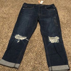 American Eagle Tomgirl jeans size 12 Long, NWT